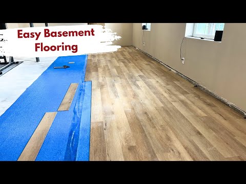 LVP Flooring Installation Over Concrete Subfloor - Full Instructional | Builds by Maz + Flooret