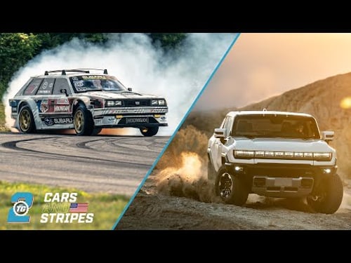 Driving Travis Pastrana's 862bhp Subaru HUCKSTER + 1000bhp HUMMER EV