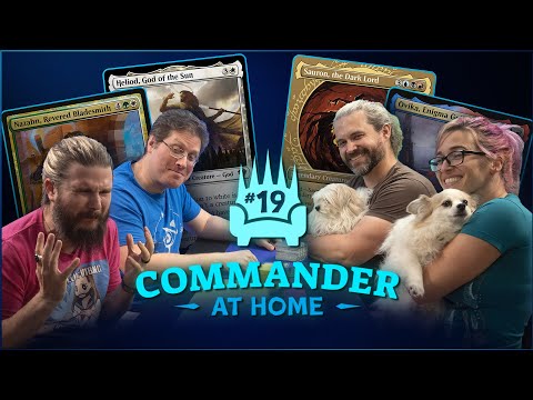 Commander at Home #19 - Sauron vs Ovika vs Heliod vs Nazahn with Kyle Hill and Chris