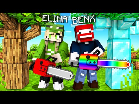 1€ KETTENSÄGE gegen 1000€ KETTENSÄGE in Minecraft