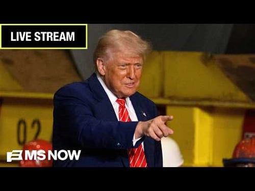 LIVE: Trump makes economic pitch in Georgia as prices stay high