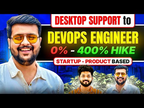 Non IT to DevOps Engineer with 400% Hikeπ₯|Fastest Way to Get Hired|Every Fresher Must Watch