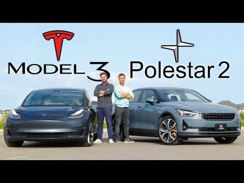 2021 Polestar 2 vs Tesla Model 3 // A Silent Nemesis Approaches