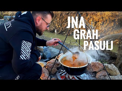 How to make army beans, cooking recipe. Grah/pasulj, vojnički recept.