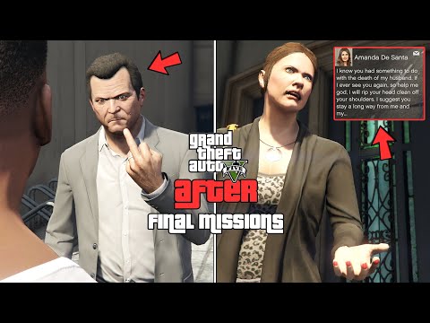 GTA 5 - Secret Phone Calls, Emails & Conversations after Final Missions! (Ending A,B,C)