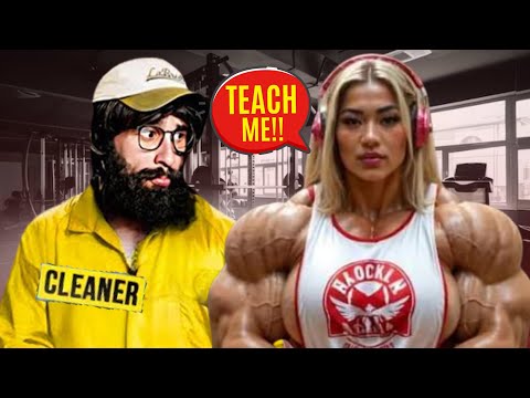 Cleaner Destroys BODYBUILDER โ Crowd Goes Silent ๐ถ | Anatoly GYM PRANK