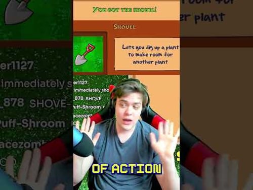 When Chat Unlocks SHOVEL in Plants vs Zombies....