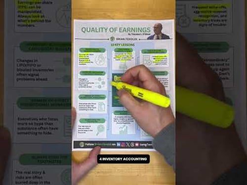 Quality of Earnings -- 10 Key Lessons