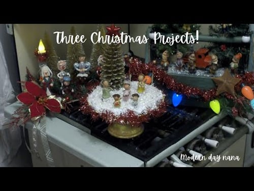 Dollar Tree & Vintage Ornaments Christmas DIYs | 3 Whimsical Scene Projects