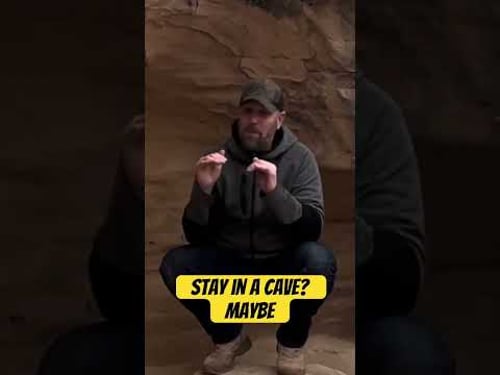 Cave = Survival Shelter? Maybe… #survival #desertsurvival #caves #survivalskills