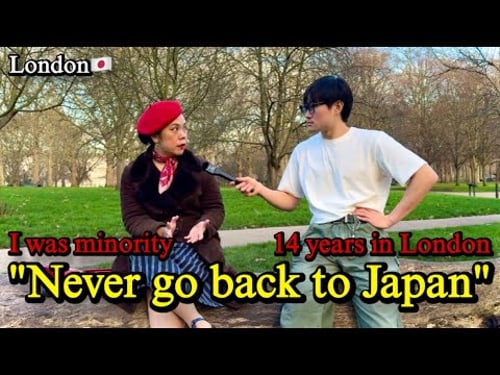 I interviewed Japanese people who are living in the UK.