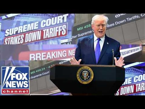 SUPREME SCOLDING: Trump lashes out at SCOTUS after 'deeply disappointing' ruling on tariffs