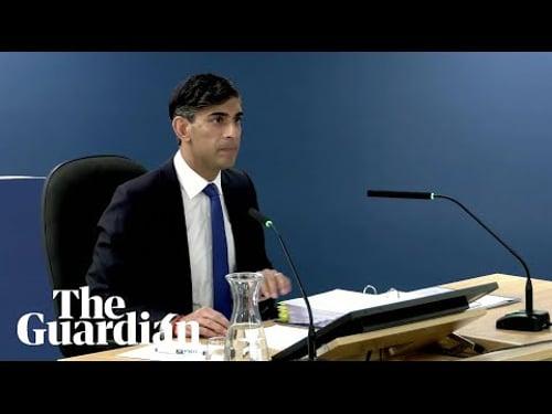 Rishi Sunak gives evidence at Covid-19 inquiry for second day – Watch live