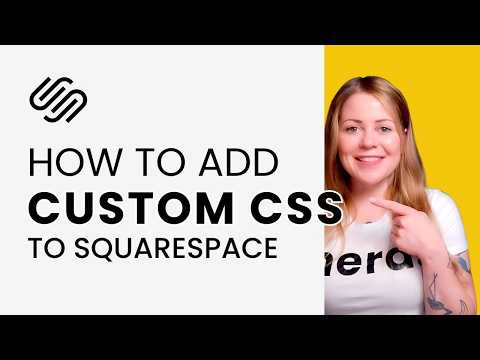 How to Add Custom CSS in Squarespace ✨ Updated for 2025 ✨