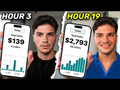 24 Hour Shopify Dropshipping Challenge! ($0-$3,000)