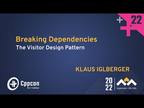 Breaking Dependencies - The Visitor Design Pattern in Cpp - Klaus Iglberger - CppCon 2022