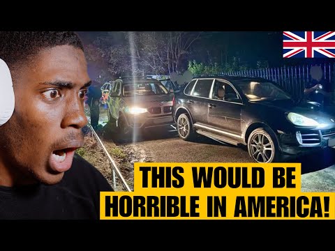 American Reacts to British Police High Speed Chase