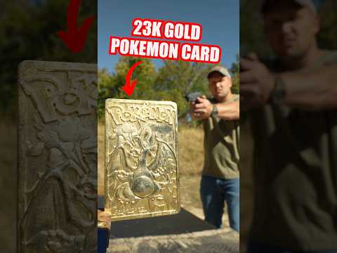 Is A Gold Pokémon Card Bulletproof?