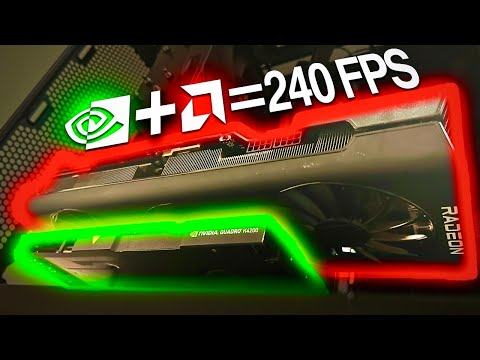 I Used Both AMD & NVIDIA in One PC and Got 240 FPS in Every Game