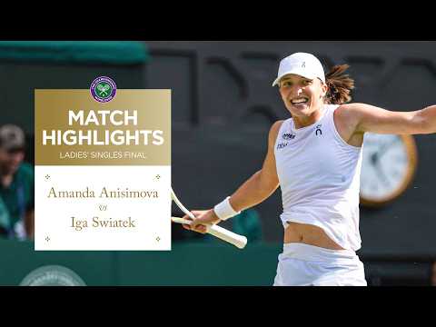 A Champion's display! | Amanda Anisimova vs Iga Swiatek | Extended Highlights | Wimbledon 2025