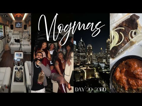VLOGMAS 20–22: I WAS WITH CARDI B IN MIAMI! LUXURY SPRINTER DENIM CHEMO, AFRICAN FOOD MUKBANG!