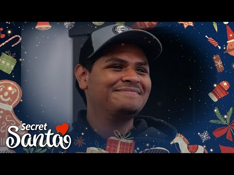 Young man raising sisters after mom's untimely death is surprised with gifts from Secret Santa