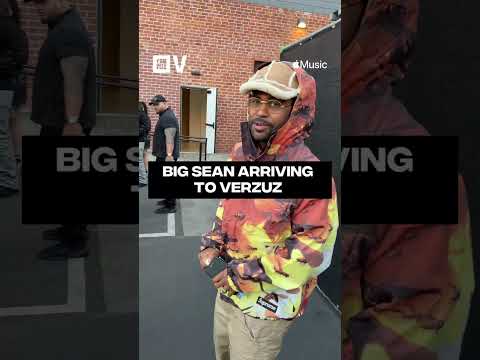 Big Sean arrives at #VERZUZ