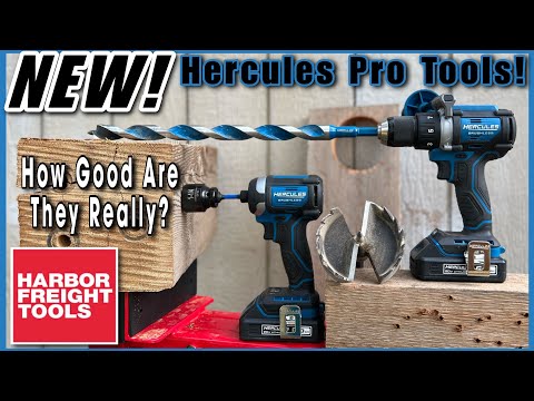 NEW Harbor Freight Hercules Brushless Drill Kits Under $100! How Good Are They Really?
