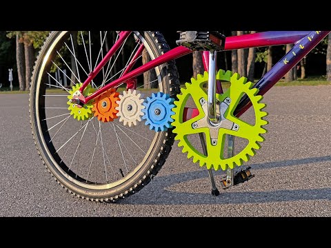 I Built a Bike With 3D Printed Gears (It Actually Works!)