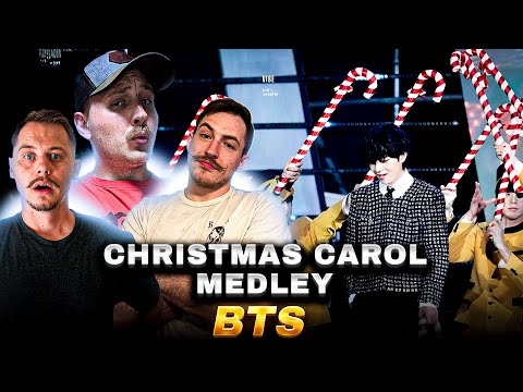 *REACTION* BTS's Christmas Carol Medley