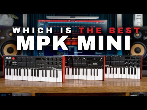 Akai MPK Mini Plus vs. MPK Mini Play vs. MPK Mini mk3 - Midi Keyboard Comparison
