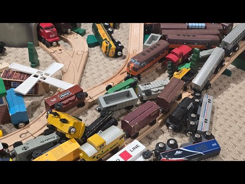 EXTREME wooden train crash theater 2