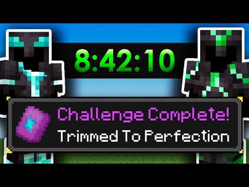 Speedrunning Every Minecraft Armor Trim