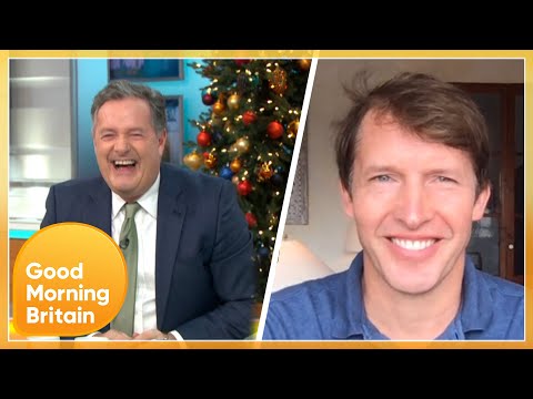 James Blunt Has Piers in Stitches After He Throws His Book in the Fire! | Good Morning Britain