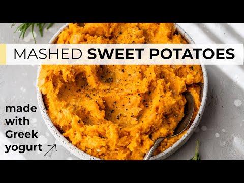 MASHED SWEET POTATOES | easy, healthy sweet potato recipe