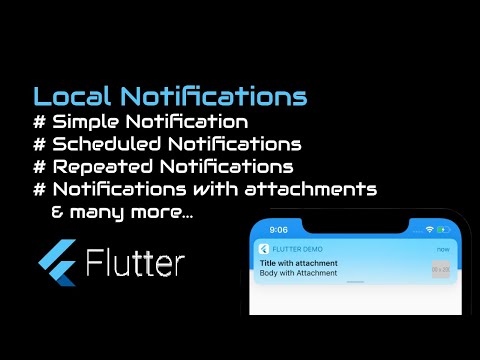 #Google's Flutter - Local Notifications in Flutter (coderzheaven.com)