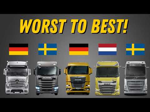 WE Ranked The Top 5 European Trucks - From Worst To Best