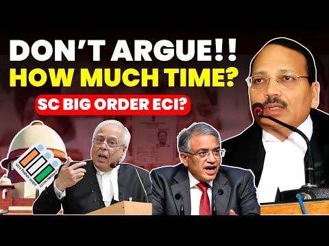 DON'T ARGUE - HOW MUCH TIME NEEDED? CJI BIG ORDER ECI? #supremecourtofindia #electioncommission