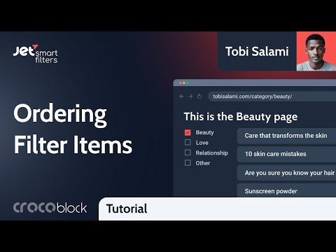 How to Order WordPress Smart Filters with Query Builder | JetSmartFilters