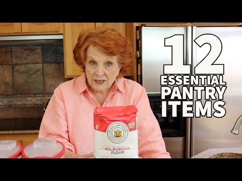 12 Essential Pantry Items