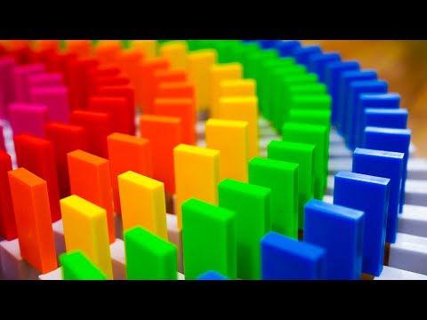12 Hours of Satisfying Dominoes Falling (No Music)