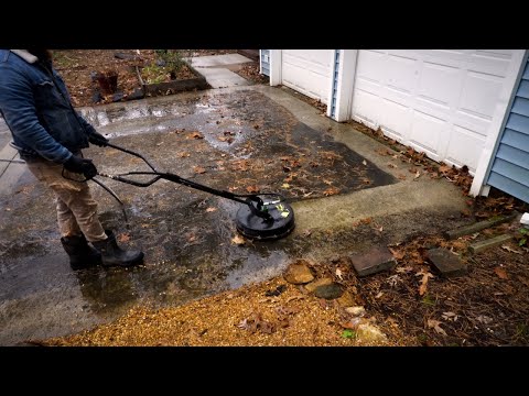 One Of The DIRTIEST Driveways I've EVER Cleaned...