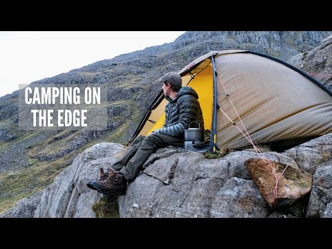 Solo Camping on the EDGE of a Mountain with the Hilleberg Unna