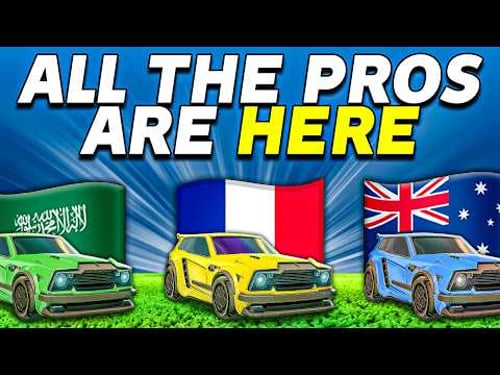 The Rocket League pros have arrived...