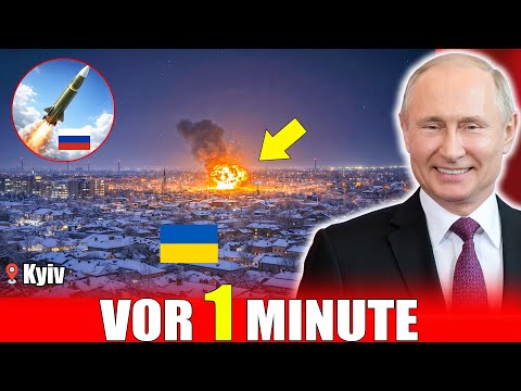 Luftabwehr durchbrochen! Russische Raketen schlagen über Kiew ein