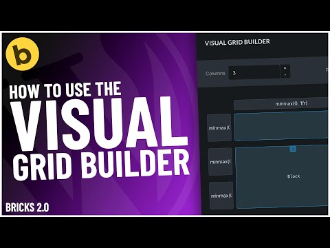 Master CSS Grid Visually in Bricks 2.0 Visual Grid Builder