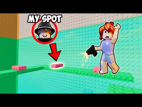 Finding IMPOSSIBLE Spots In The Roblox Hide And Seek Troll Tower..