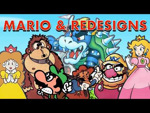 The History of Redesigns in the Mario Franchise