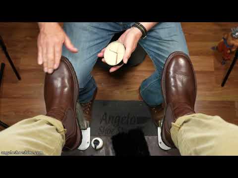 CAN Shoe Shining Make You SLEEP?! | Angelo Shoe Shine ASMR