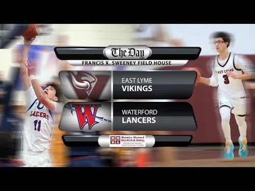 East Lyme at Waterford boys' basketball
